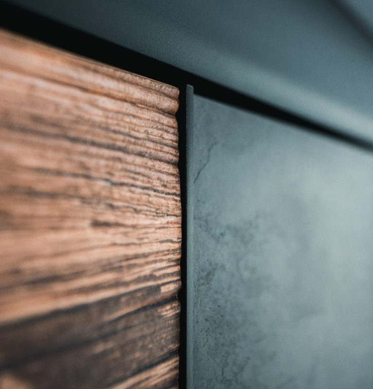 Detail der Holzoptik